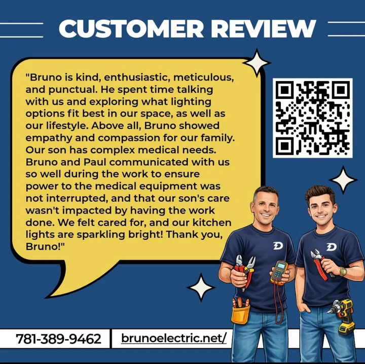 Recent customer review for Diorio Licensed Electrician
